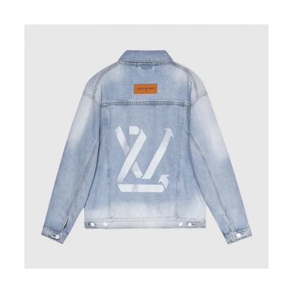 Louis vuitton Mens Logo Casual Jackets Blue - 루이비… - 1