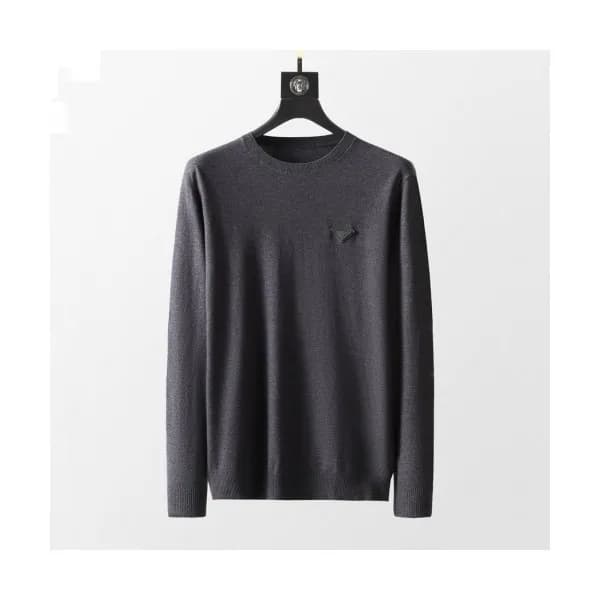 Prada Mens Crew-neck Sweaters Gray - 프라다 2021 남성 … - 1