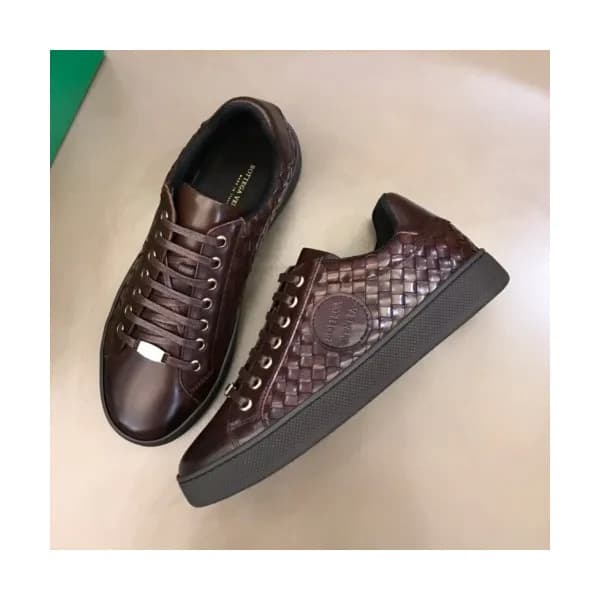 보테가베네타 남성 레더 스니커즈 Size(240 - 270) 브라운 - Bottega Ve… - 1