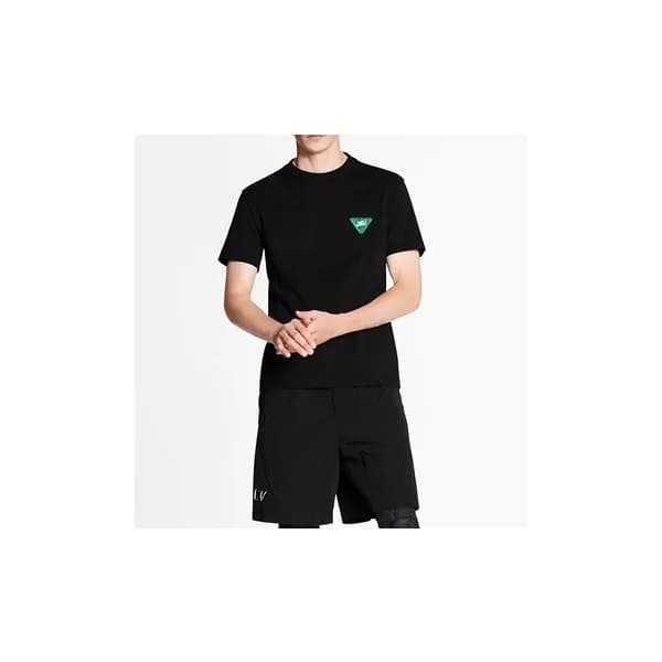 프라다 남성 크루넥 블랙 반팔티 - Mens Black Tshirts - Pra02606x - 1