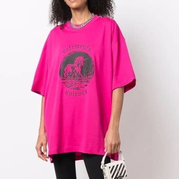 베트멍 남/녀 트렌디 핑크 반팔티 - Unisex Camel Tshirts - vet026… - 1