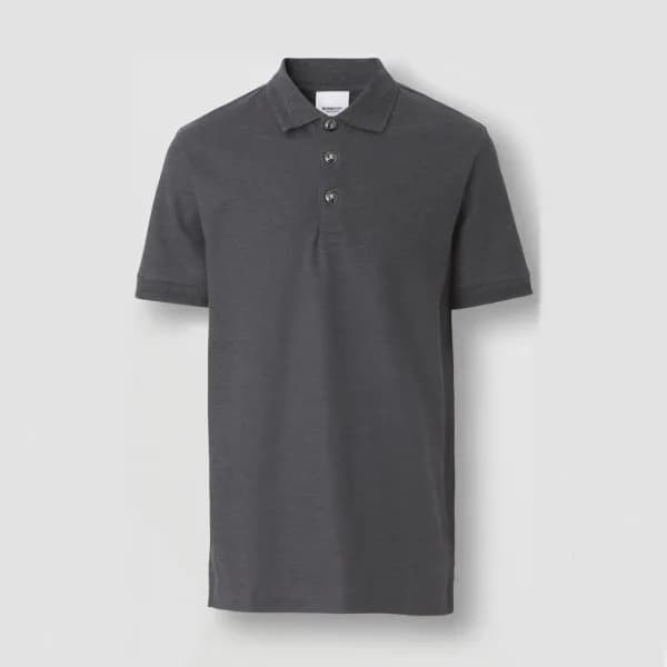 버버리 남성 그레이 폴로 반팔티 - Mens Gray Tshirts - Bur04298x - 1