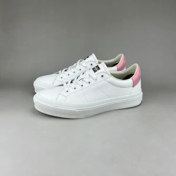 지방시 남/녀 클래식 화이트 스니커즈 - Unisex White Sneakers - giv… - 1