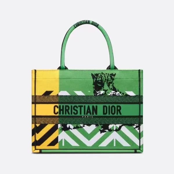 디올 여성 그린 북토트 - Womens Green Book Tote - dio02064x - 1