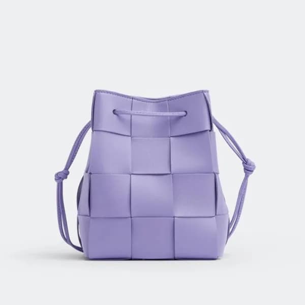 보테가 여성 퍼플 버킷백 - Womens Purple Bucket Bag - bv0421x - 1