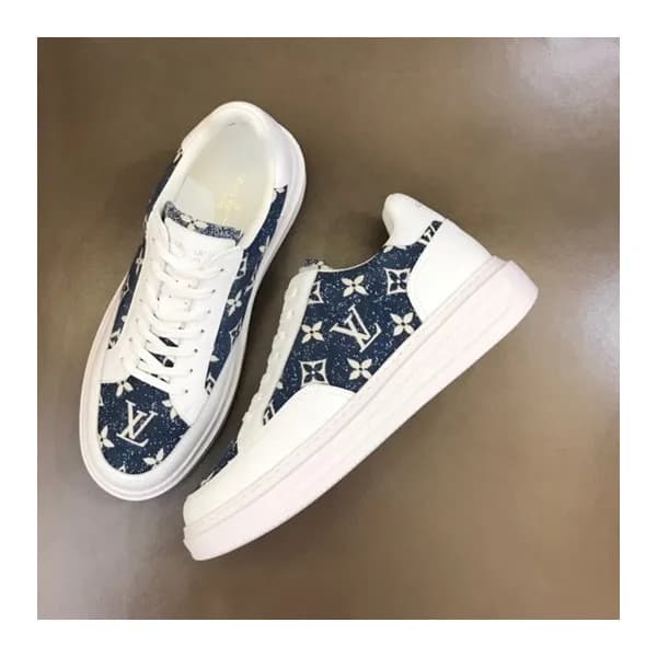 루이비통 남성 Beverly Hills 블루 스니커즈 - Mens Blue Sneakers… - 1