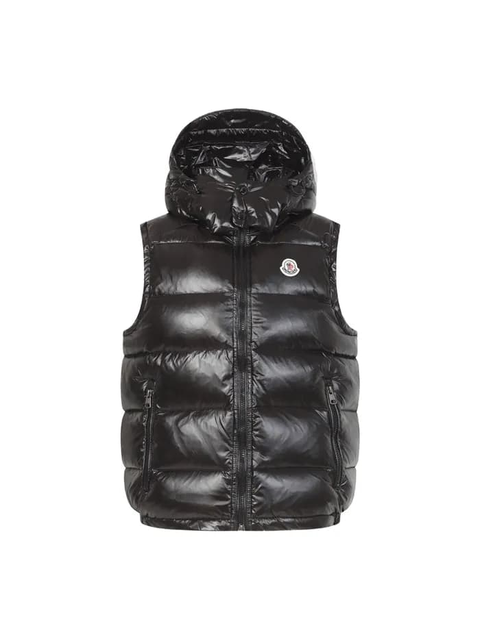 몽클레어 남성 블랙 다운 베스트 - Mens Black Vest - moc02510x - 1