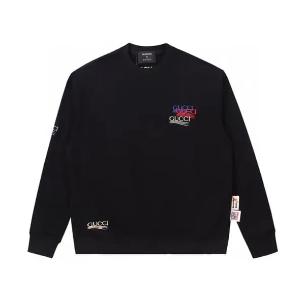 구찌 남성 캐쥬얼 블랙 맨투맨 - Gucci Mens Black Tshirts - Guc0… - 1