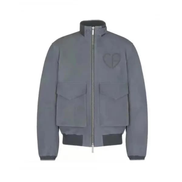 디올 남성 블루 가죽 자켓 - Dior Mens Blue Jackets - dio02176… - 1