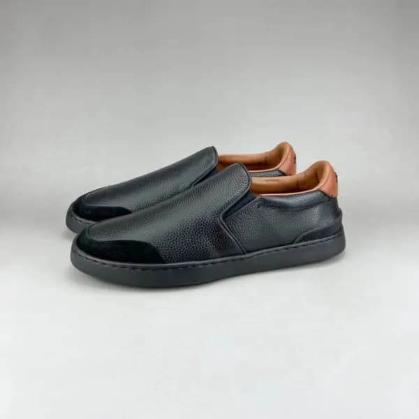 에르메네질도 제냐 남성 블랙 로퍼 - Ermenegildo Zegna Mens Black … - 1