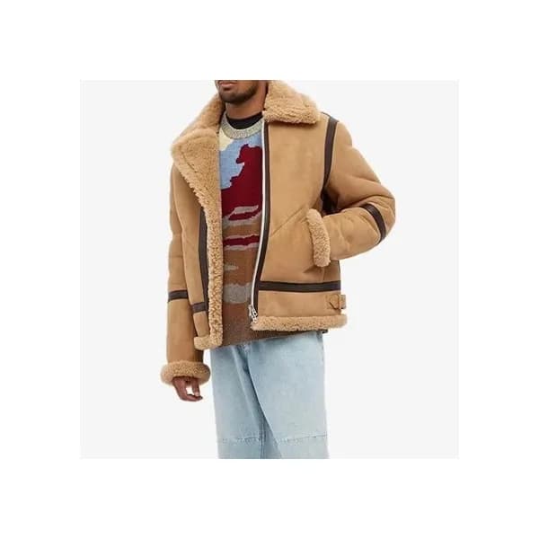 아크네 남성 카멜 가죽 자켓 - Acne Sstudios Mens Camel Jackets… - 1
