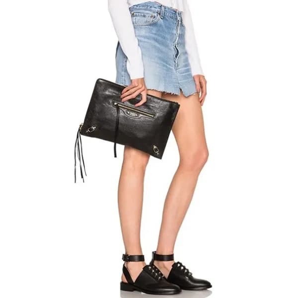 발렌시아가 남/녀 블랙 클러치 - Balenciaga Unisex Black Clutch … - 1