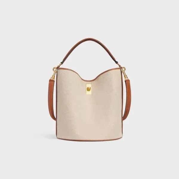 셀린느 여성 베이지 버킷백 - Celine Womens Beige Bucket Bag - … - 1