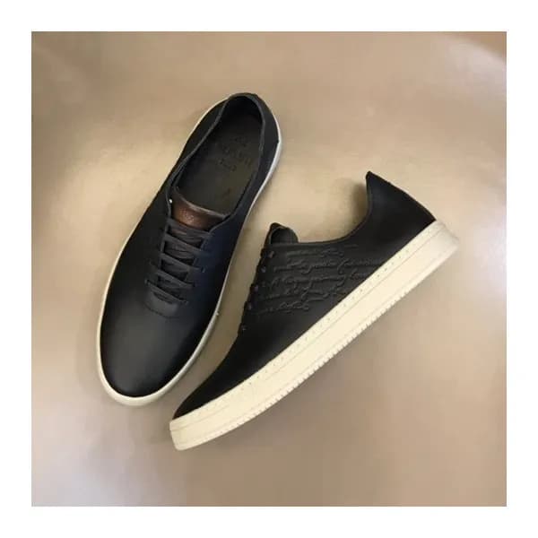 벨루티 남성 시그니처 블랙 스니커즈 - Berluti Mens Black Sneakers … - 1