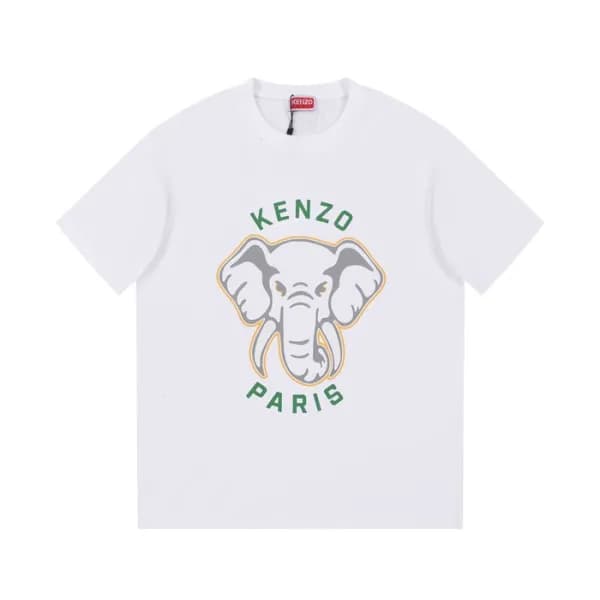 겐조 남/녀 화이트 크루넥 반팔티 - Kenzo Unisex White Tshirts - …