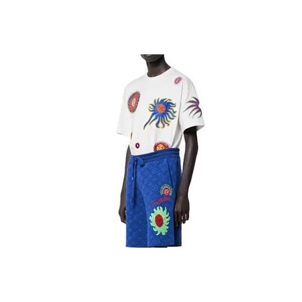 루이비통 남성 블루 반바지 - Louis vuitton Mens Blue Half-pant… - 1
