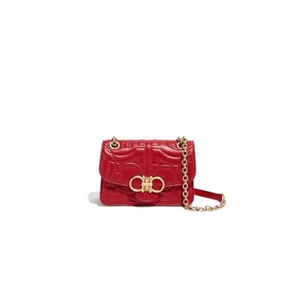 페라가모 여성 레드 크로스백 - Ferragamo Womens Red Cross Bag -… - 1