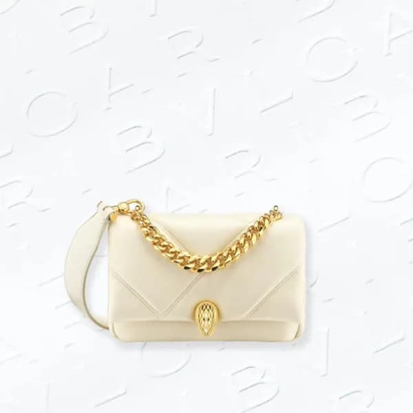 불가리 여성 화이트 크로스백 - Bvlgari Womens White Cross Bag -… - 1