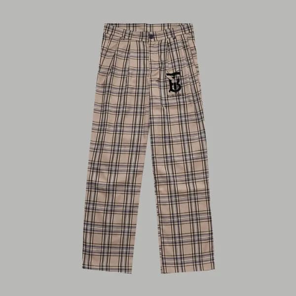 버버리 남성 캐쥬얼 베이지 팬츠 - Burberry Mens Beige Pants - bu… - 1