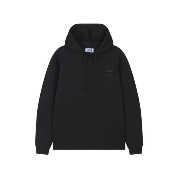 프라다 남성 캐쥬얼 블랙 후드티 - Prada Mens Black Hoodie - pr66… - 1