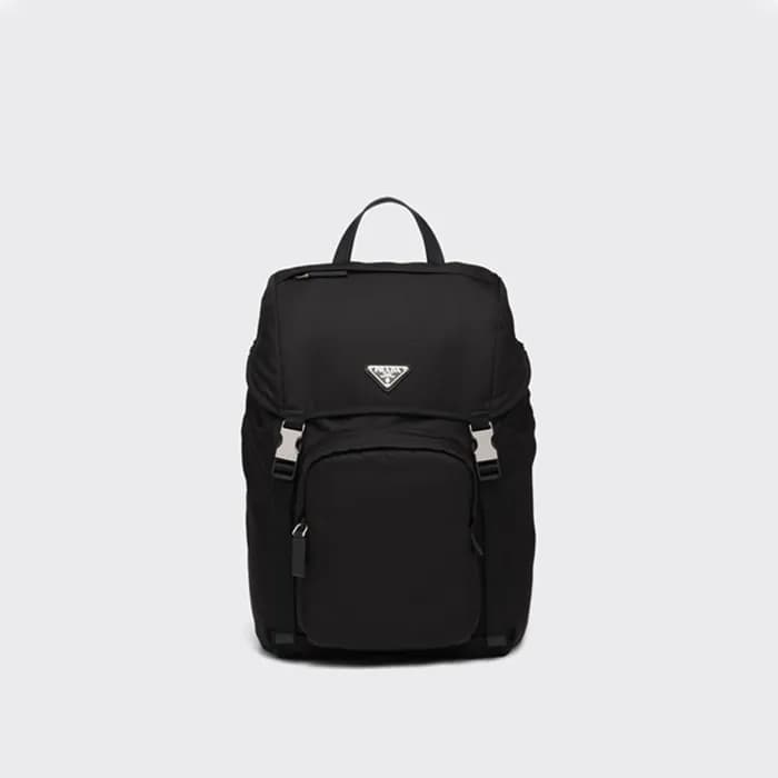 프라다 남성 리나일론 및 사피아노 가죽 백팩 2VZ135【매장-300만원대】 - Prada… - 1
