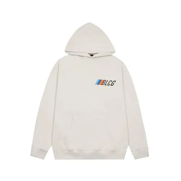 발렌시아가 남성 베이지 후드티 - Balenciaga Mens Beige Hoodie - … - 1