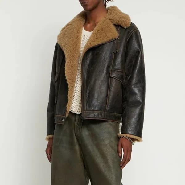 아크네 남성 가죽 자켓 - Acne Sstudios Mens Leather Jacket -… - 1