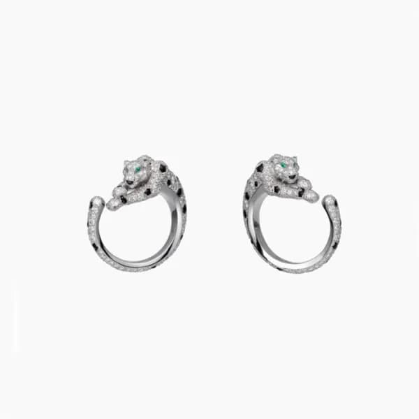 까르띠에 여성 화이트 골드 이어링 - Cartier Womens White Gold Ear… - 1