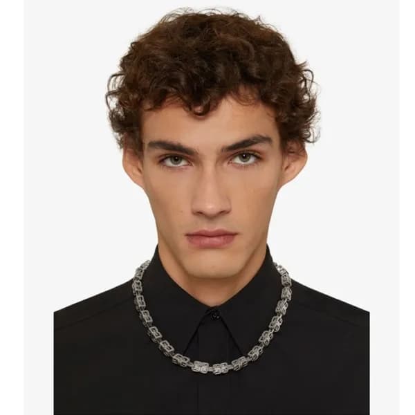 지방시 남성 화이트 골드 목걸이 - Givenchy Mens White Gold Neckl… - 1