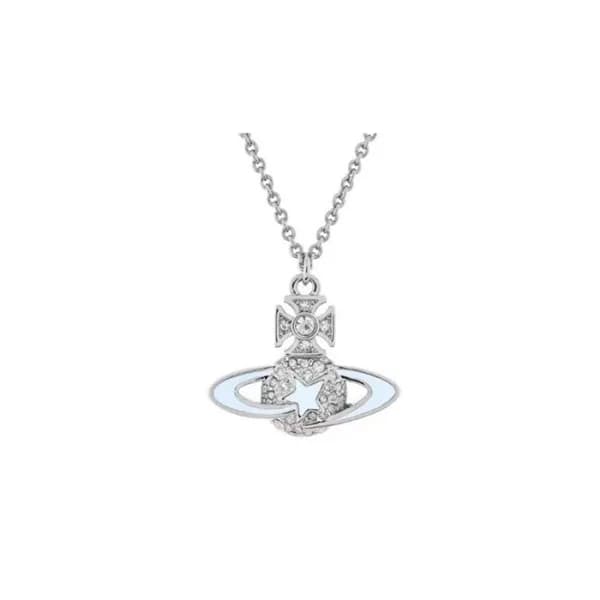 비비안웨스트우드 여성 화이트 골드 목걸이 - Vivienne Westwood Womens … - 1