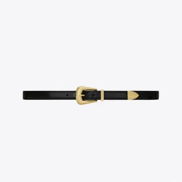 입생로랑 여성 블랙 벨트 - Saint Laurent Womens Black Belts -… - 1