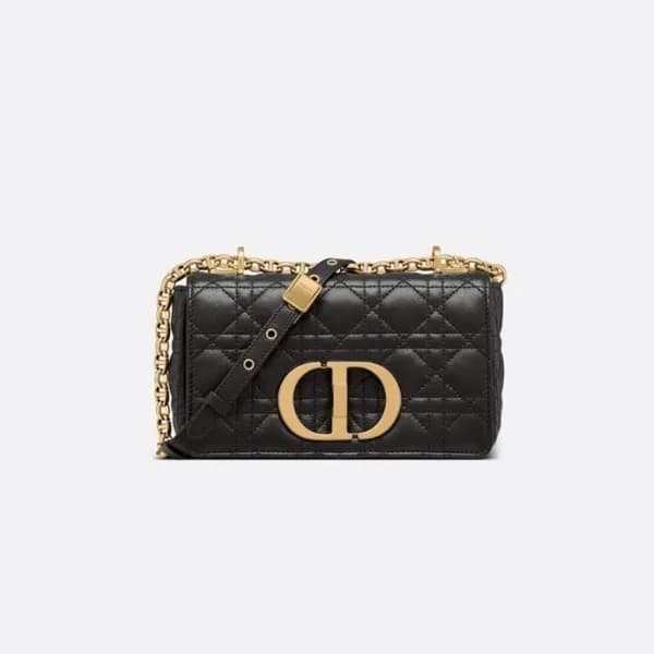 디올 여성 블랙 카로 백 - Dior Womens Mini Caro Bag - dib500… - 1