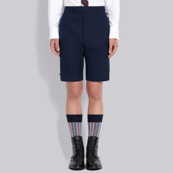 톰브라운 남성 클래식 반바지 - Thom Browne Mens Classic Half-pa… - 1
