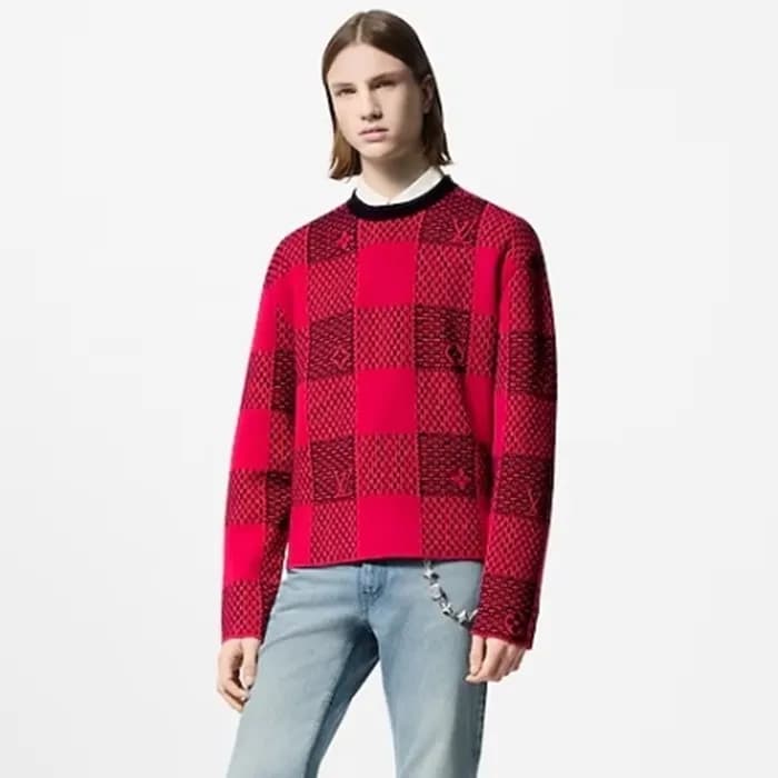 루이비통 남성 라운드 스웨터 - Louis vuitton Mens Round Sweater… - 1