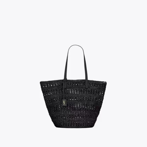 입생로랑 여성 페드로 파니에 라피아 쇼퍼 백 - Saint Laurent Womens Pa… - 1