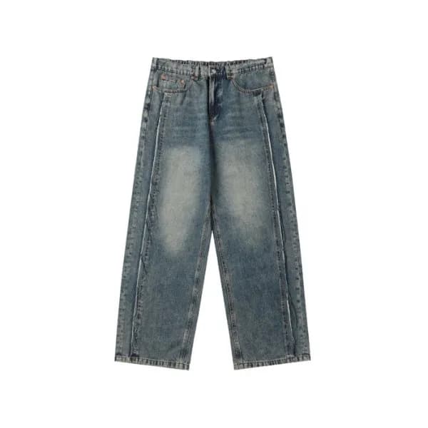 메종 마르지엘라 남성 블루 청바지 - Maison margiela Mens Blue Jea… - 1