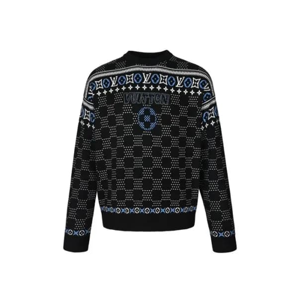 루이비통 남성 라운드 스웨터 - Louis vuitton Mens Round Sweater… - 1