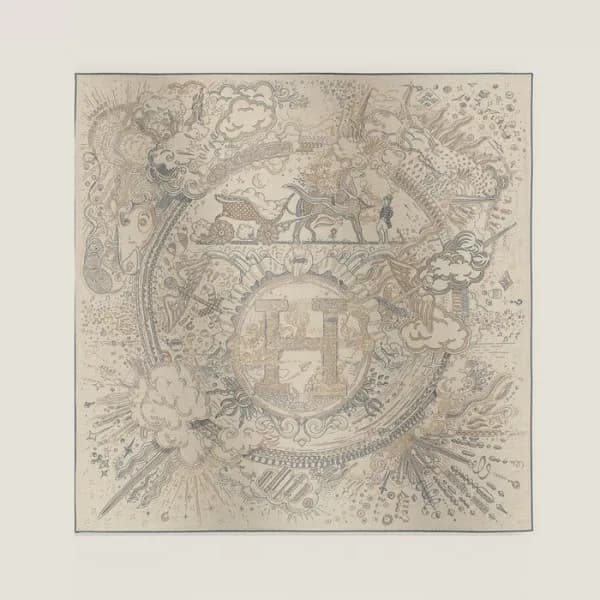 에르메스 여성 실크 스카프 - Hermes Womens Silk Scarf - acc439… - 1