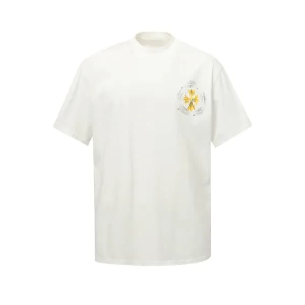 크롬하츠 남성 라운드 반팔티 - Chrom Hearts Mens Round Tshirt -… - 1
