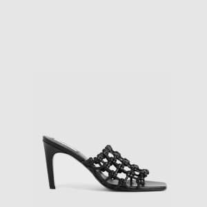 토템 여성 브레이디드 레더 방도 뮬 - Toteme Womens Braided Leathe…