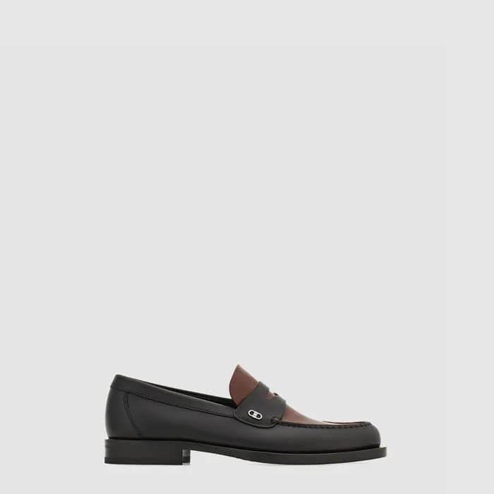 페라가모 남성 간치니 버클 슬립온 로퍼 - Ferragamo Mens Gancini Buc… - 1