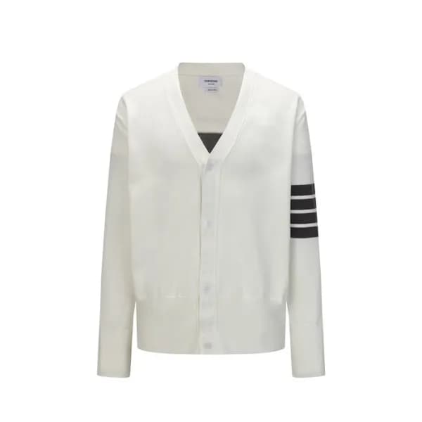 톰브라운 여성 브이넥 가디건 - Thom Browne Womens V-neck Cardig… - 1
