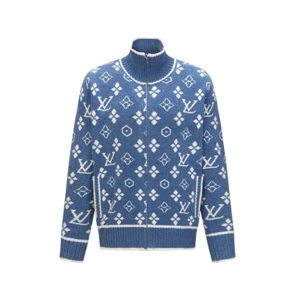루이비통 남성 집업 스웨터 - Louis vuitton Mens Zip-up Sweater… - 1