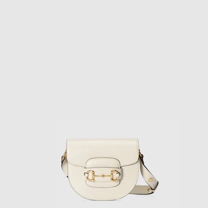 구찌 여성 홀스빗 1955 라운드 미니백 - Gucci Womens Horsebit 195… - 1