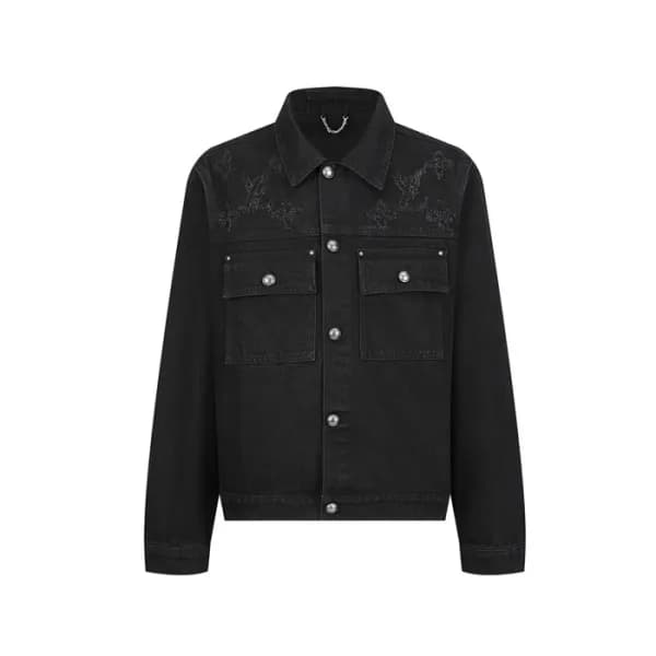 루이비통 남성 데님 자켓 - Louis vuitton Mens Denim Jacket - … - 1