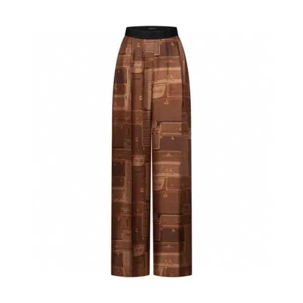 루이비통 여성 실크 팬츠 - Louis vuitton Womens Silk Pants - … - 1