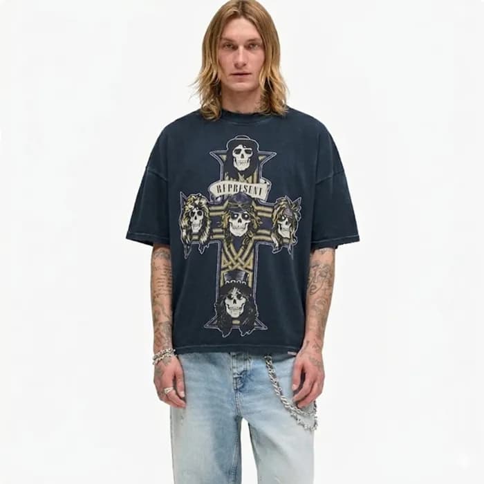 리프리젠트 남성 라운드 반팔티 - Represent Mens Round Tshirt - r… - 1