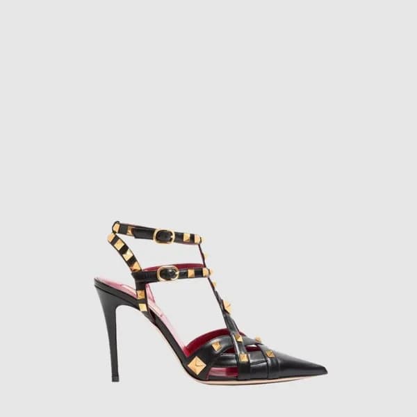 발렌티노 여성 스터디 키드스킨 펌프스 - Valentino Womens Study Kid … - 1