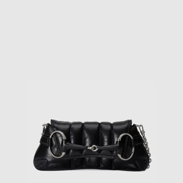 구찌 여성 홀스빗 체인 스몰 숄더백 - Gucci Womens Horsebit Chain … - 1