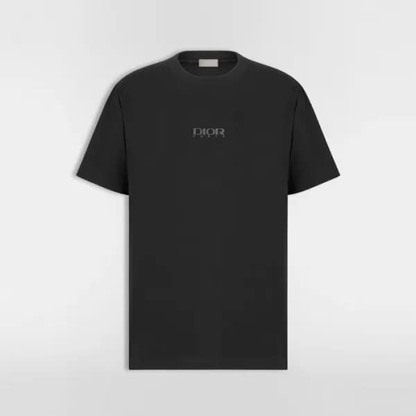디올 남성 라운드 반팔 티셔츠 - Dior Mens Round Tshirt - dic136… - 1